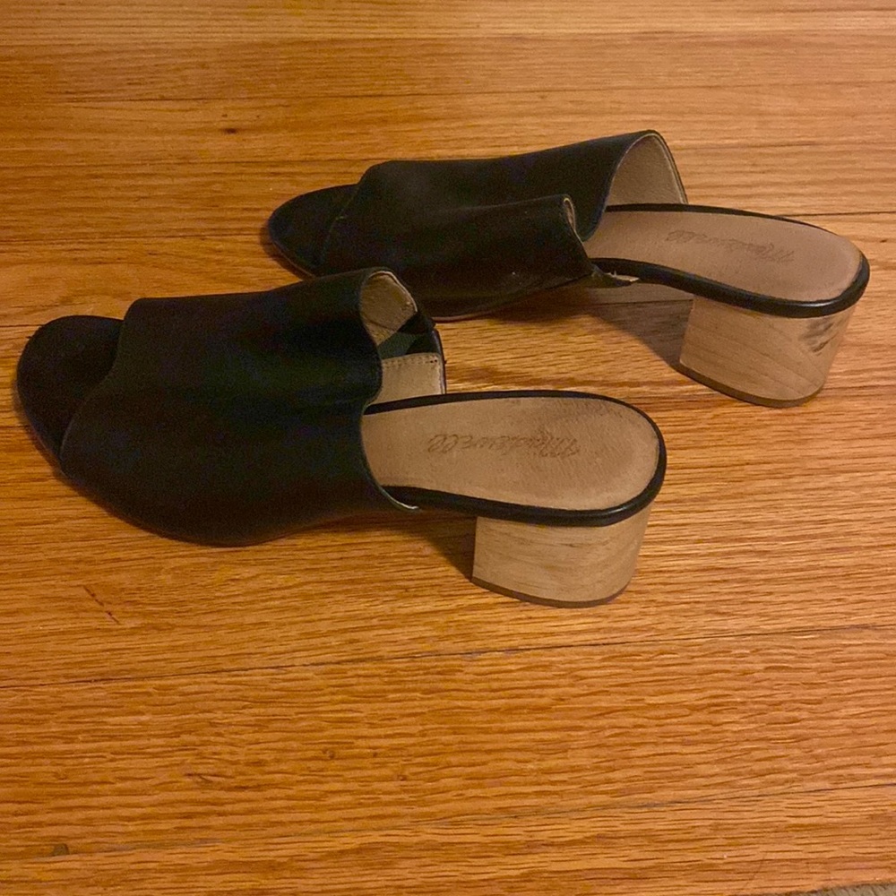 Madewell black mules